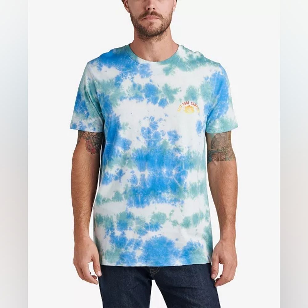 Reef Adventure Short Sleeve Tie Dye Tee Sz Sm